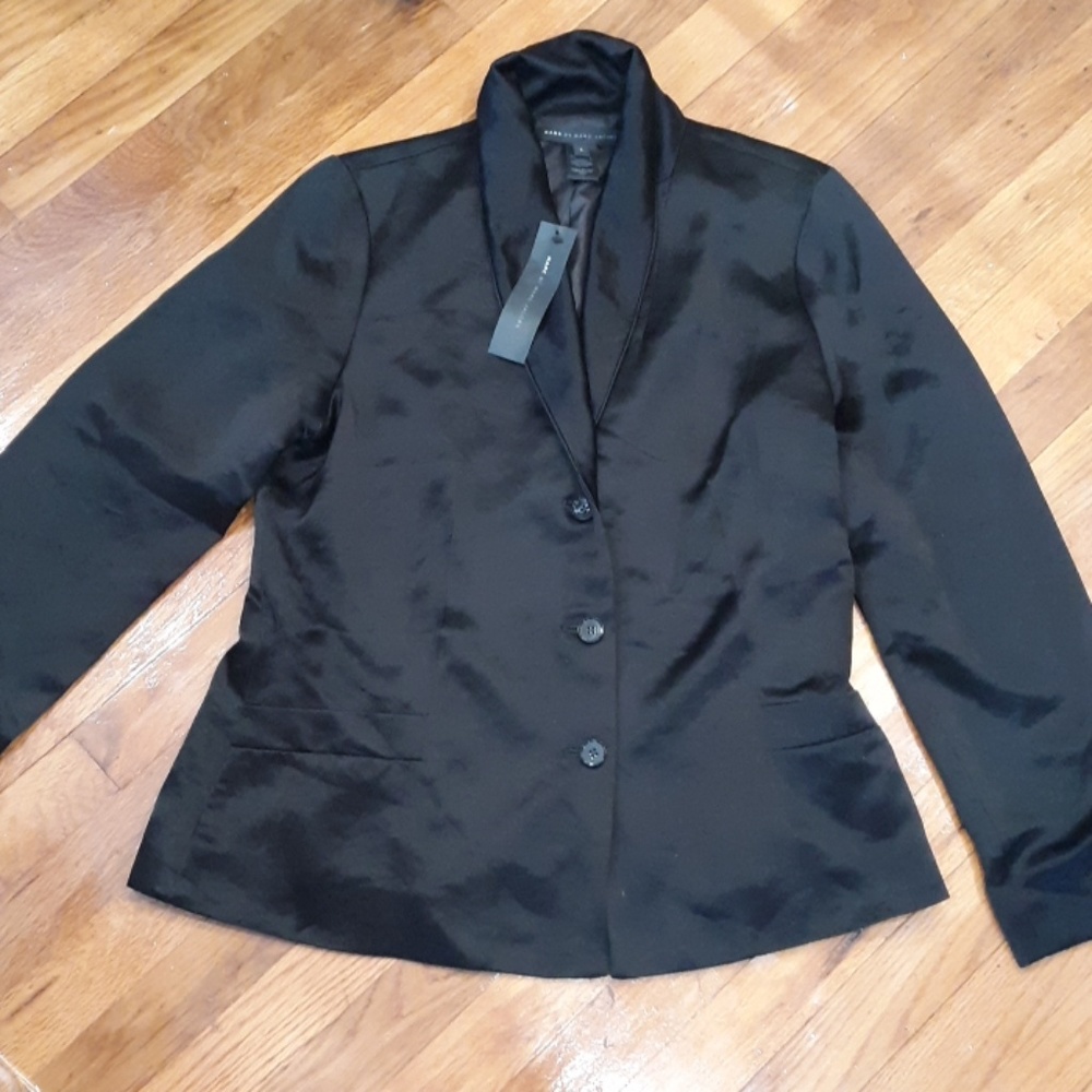 MARC By Marc Jacobs Satin Suit Blazer L